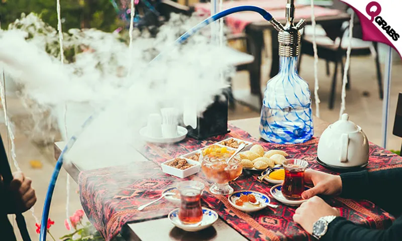 Lunch OR Dinner Set Menu + Shisha, Pool & Jacuzzi Access!